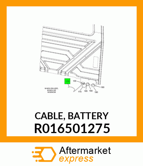 CABLE, BATTERY R016501275