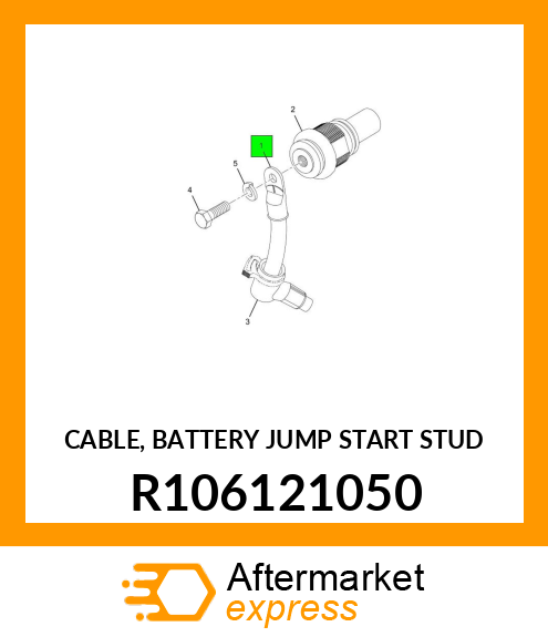 CABLE, BATTERY JUMP START STUD R106121050