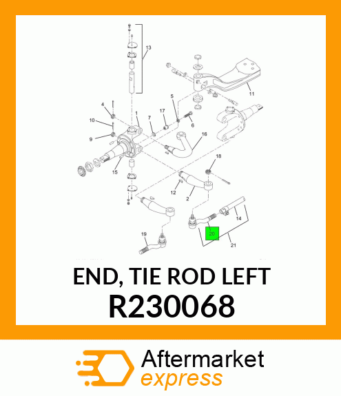 END, TIE ROD LEFT R230068