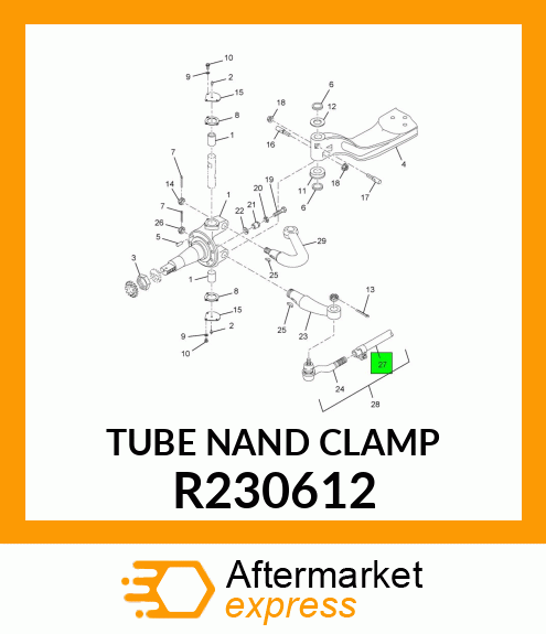 TUBE NAND CLAMP R230612