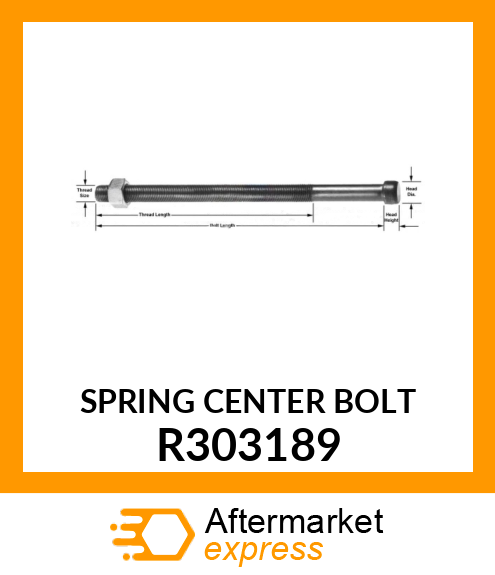 SPRING CENTER BOLT R303189