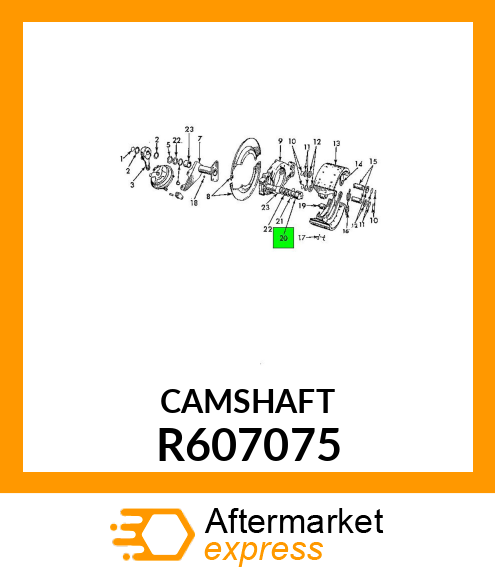 CAMSHAFT R607075