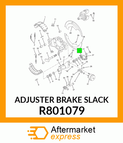 ADJUSTER BRAKE SLACK R801079