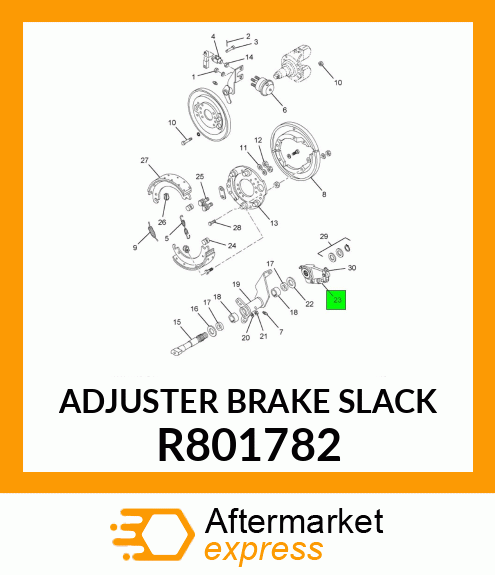 ADJUSTER BRAKE SLACK R801782