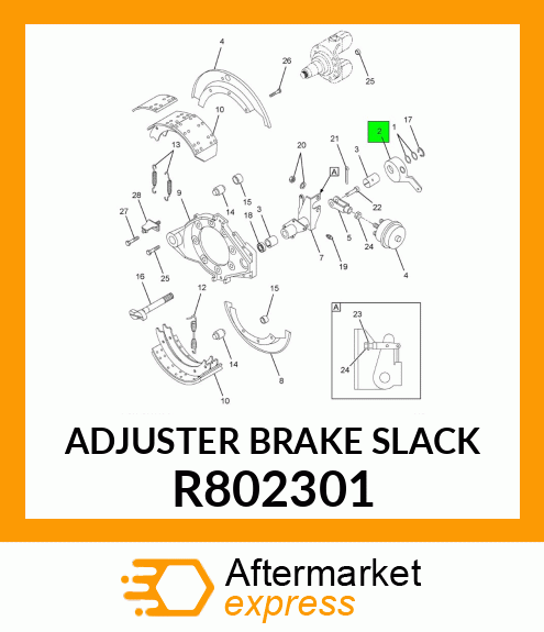 ADJUSTER BRAKE SLACK R802301