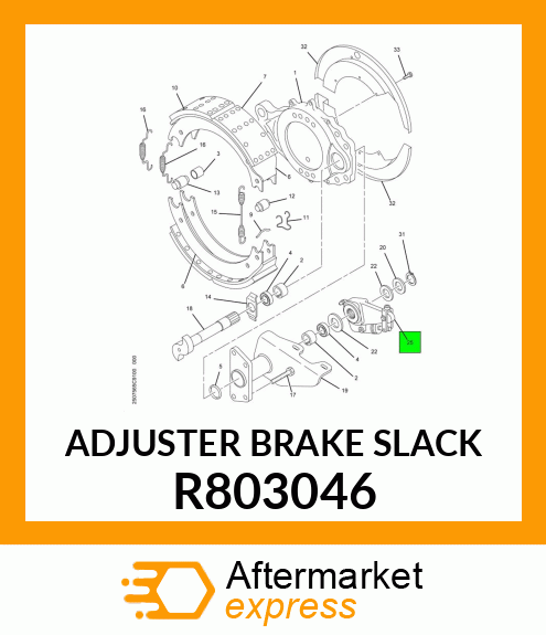 ADJUSTER BRAKE SLACK R803046