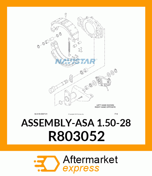 ASSEMBLY-ASA 1.50-28 R803052