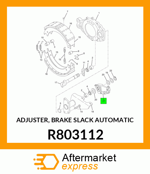 ADJUSTER, BRAKE SLACK AUTOMATIC R803112