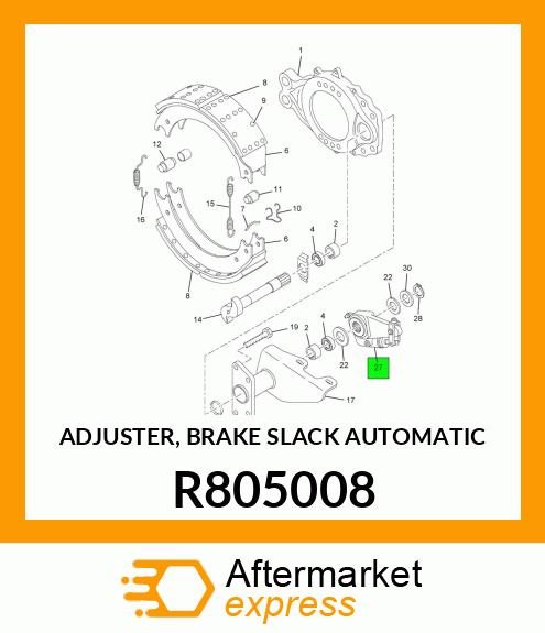 ADJUSTER, BRAKE SLACK AUTOMATIC R805008