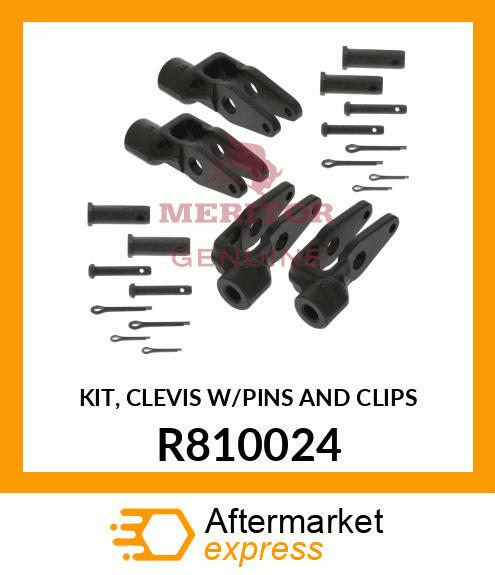 KIT, CLEVIS W/PINS AND CLIPS R810024