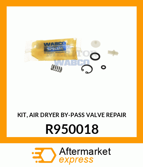 KIT, AIR DRYER BY-PASS VALVE REPAIR R950018