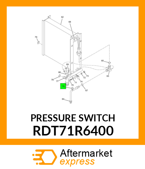 PRESSURE SWITCH RDT71R6400