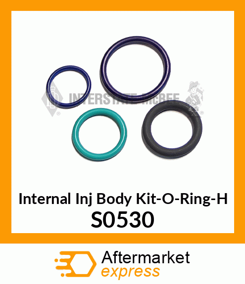 Internal Inj Body Kit-O-Ring-H S0530
