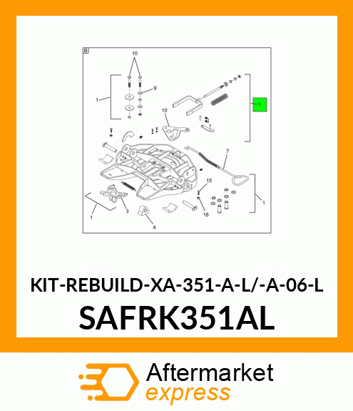 KIT-REBUILD-XA-351-A-L/-A-06-L SAFRK351AL