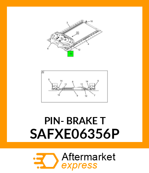 PIN- BRAKE T SAFXE06356P