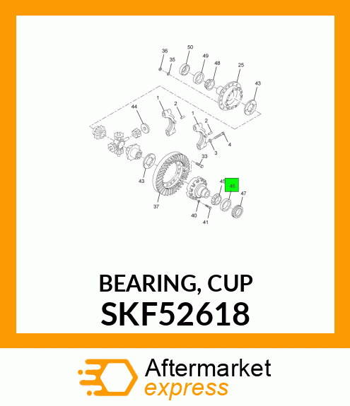 BEARING, CUP SKF52618