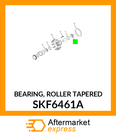 BEARING, ROLLER TAPERED SKF6461A