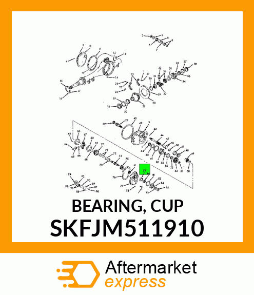 BEARING, CUP SKFJM511910