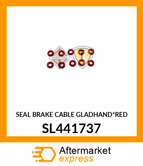 SEAL BRAKE CABLE GLADHAND*RED SL441737