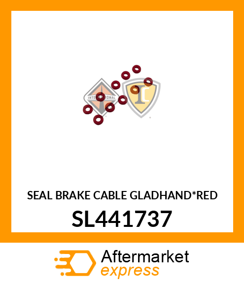 SEAL BRAKE CABLE GLADHAND*RED SL441737