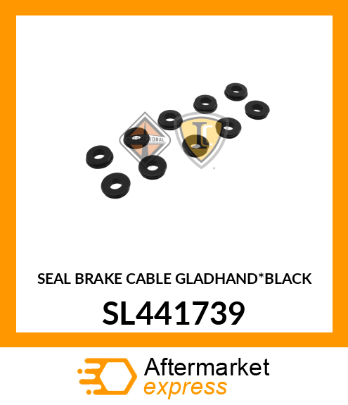 SEAL BRAKE CABLE GLADHAND*BLACK SL441739
