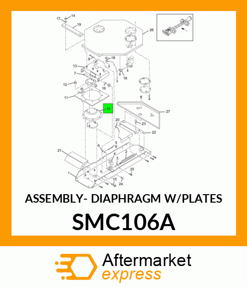 ASSEMBLY- DIAPHRAGM W/PLATES SMC106A