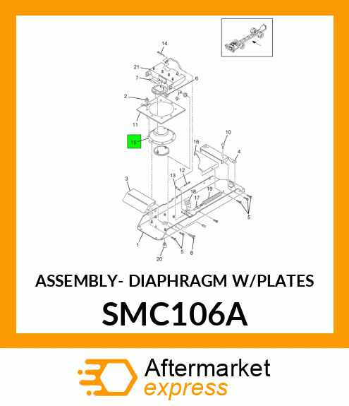 ASSEMBLY- DIAPHRAGM W/PLATES SMC106A