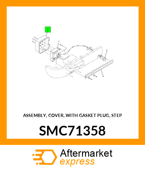 ASSEMBLY, COVER, WITH GASKET PLUG, STEP SMC71358