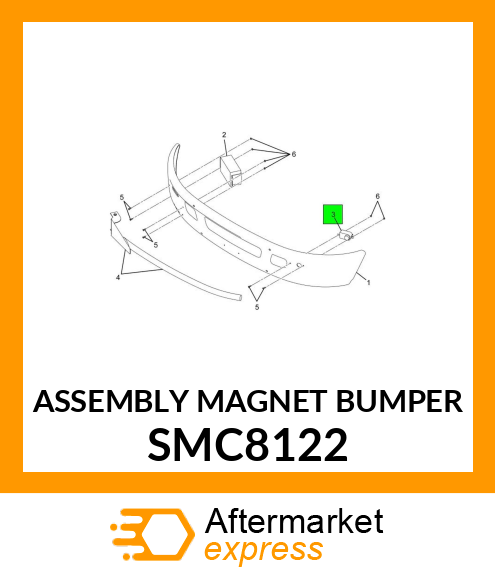 ASSEMBLY MAGNET BUMPER SMC8122