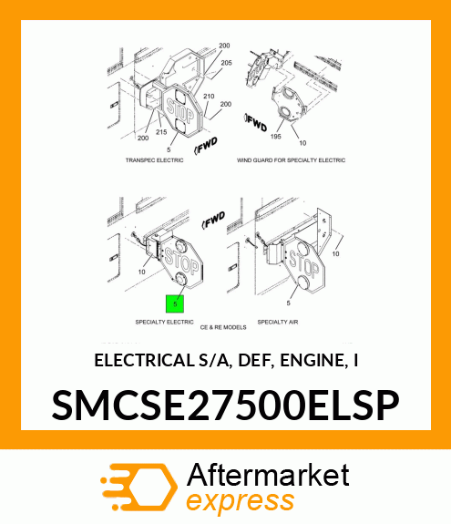 ELECTRICAL S/A, DEF, ENGINE, I SMCSE27500ELSP