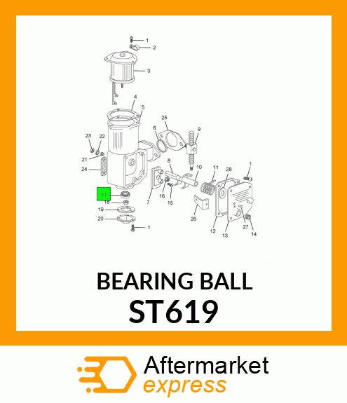 BEARING BALL ST619