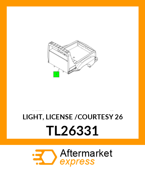 LIGHT, LICENSE /COURTESY 26 TL26331