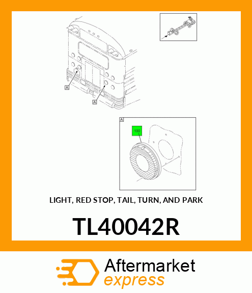 LIGHT, RED STOP, TAIL, TURN, AND PARK TL40042R