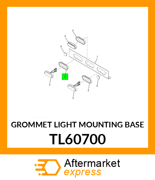 GROMMET LIGHT MOUNTING BASE TL60700