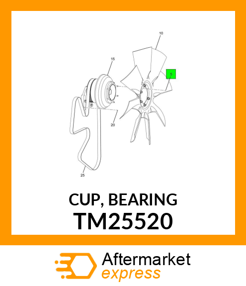 CUP, BEARING TM25520
