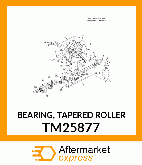 BEARING, TAPERED ROLLER TM25877