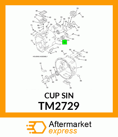 CUP SIN TM2729