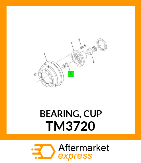 BEARING, CUP TM3720