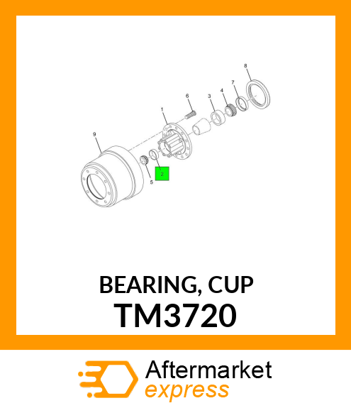 BEARING, CUP TM3720