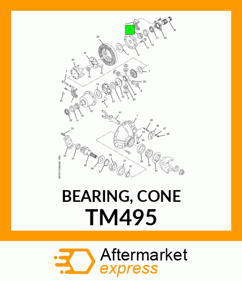 BEARING, CONE TM495