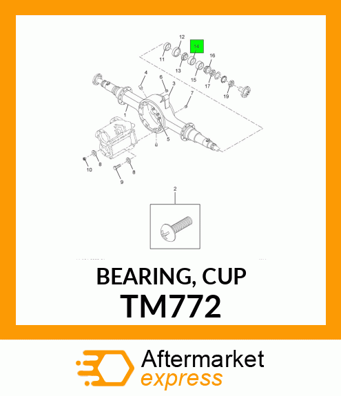 BEARING, CUP TM772