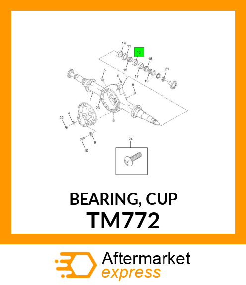 BEARING, CUP TM772