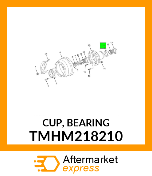 CUP, BEARING TMHM218210