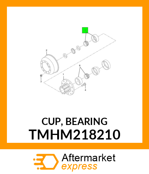 CUP, BEARING TMHM218210