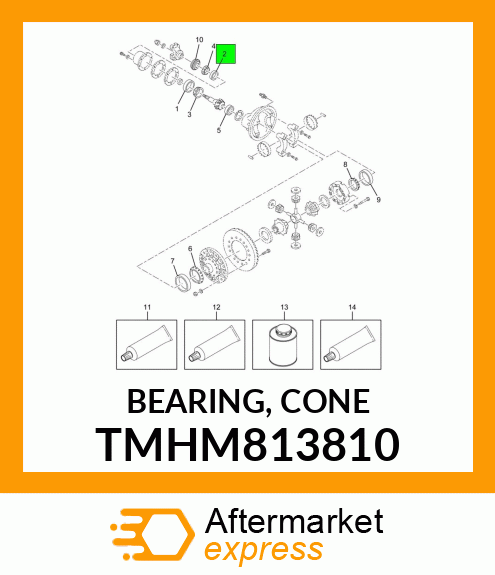 BEARING, CONE TMHM813810