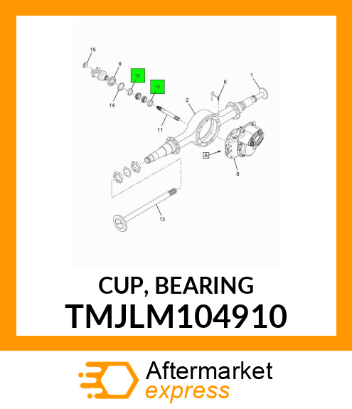 CUP, BEARING TMJLM104910