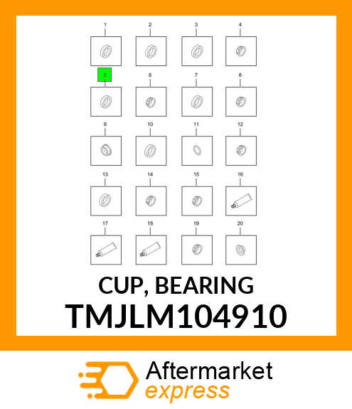 CUP, BEARING TMJLM104910