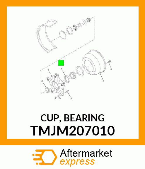 CUP, BEARING TMJM207010