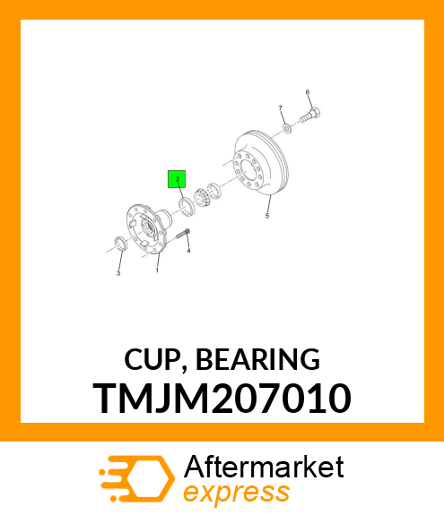 CUP, BEARING TMJM207010