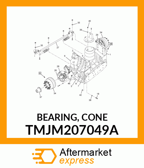 BEARING, CONE TMJM207049A